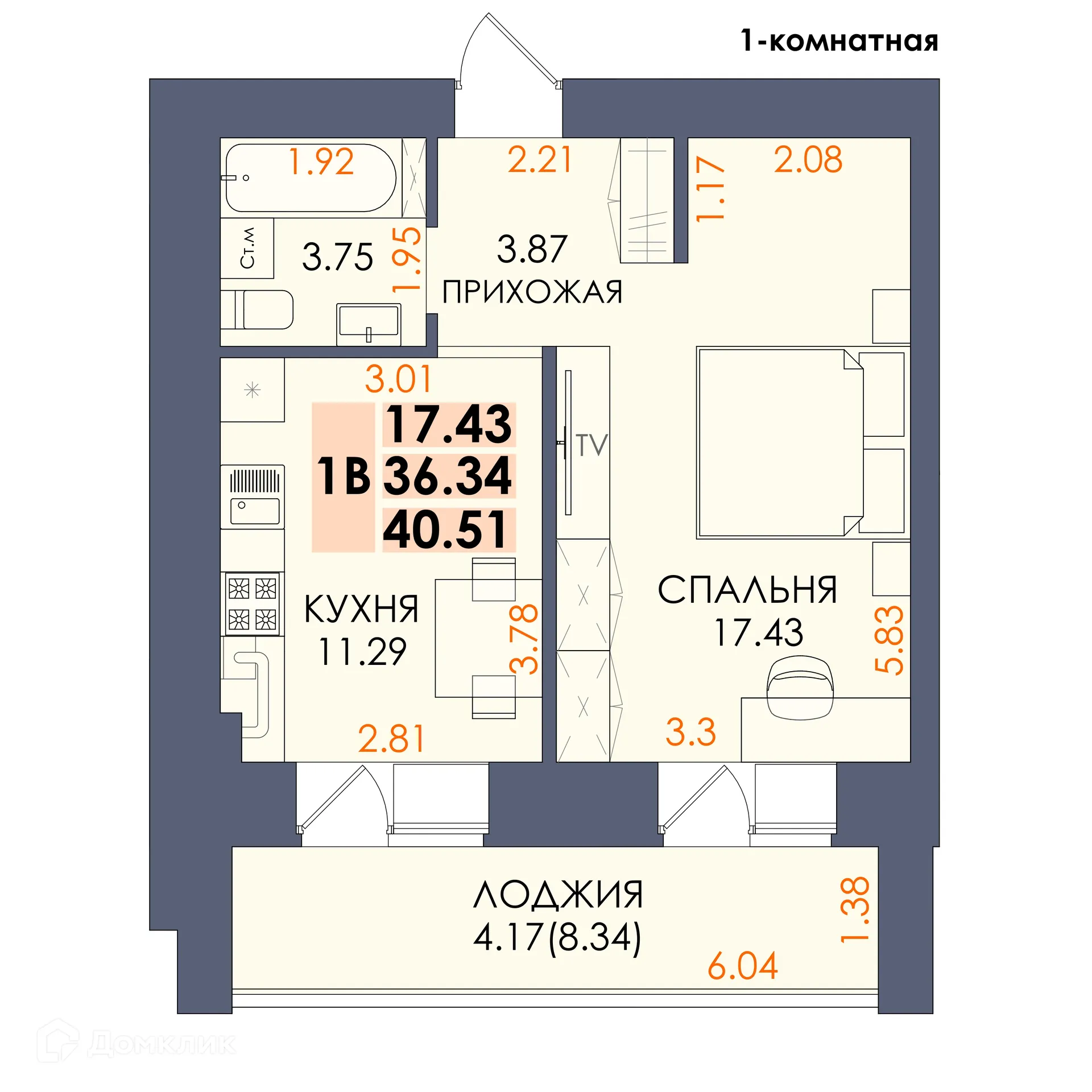 Фото квартиры в ЖК "Три богатыря"