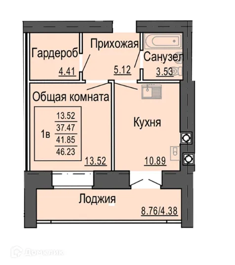Фото квартиры в ЖК Микрорайон Светлый