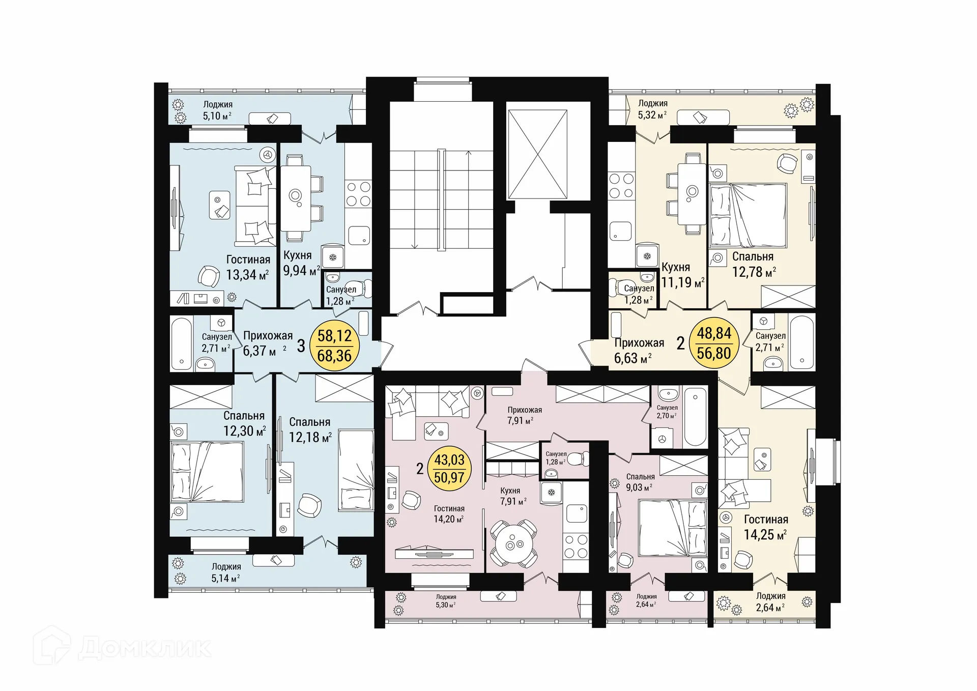 Фото квартиры в ЖК в м/р «Западный»