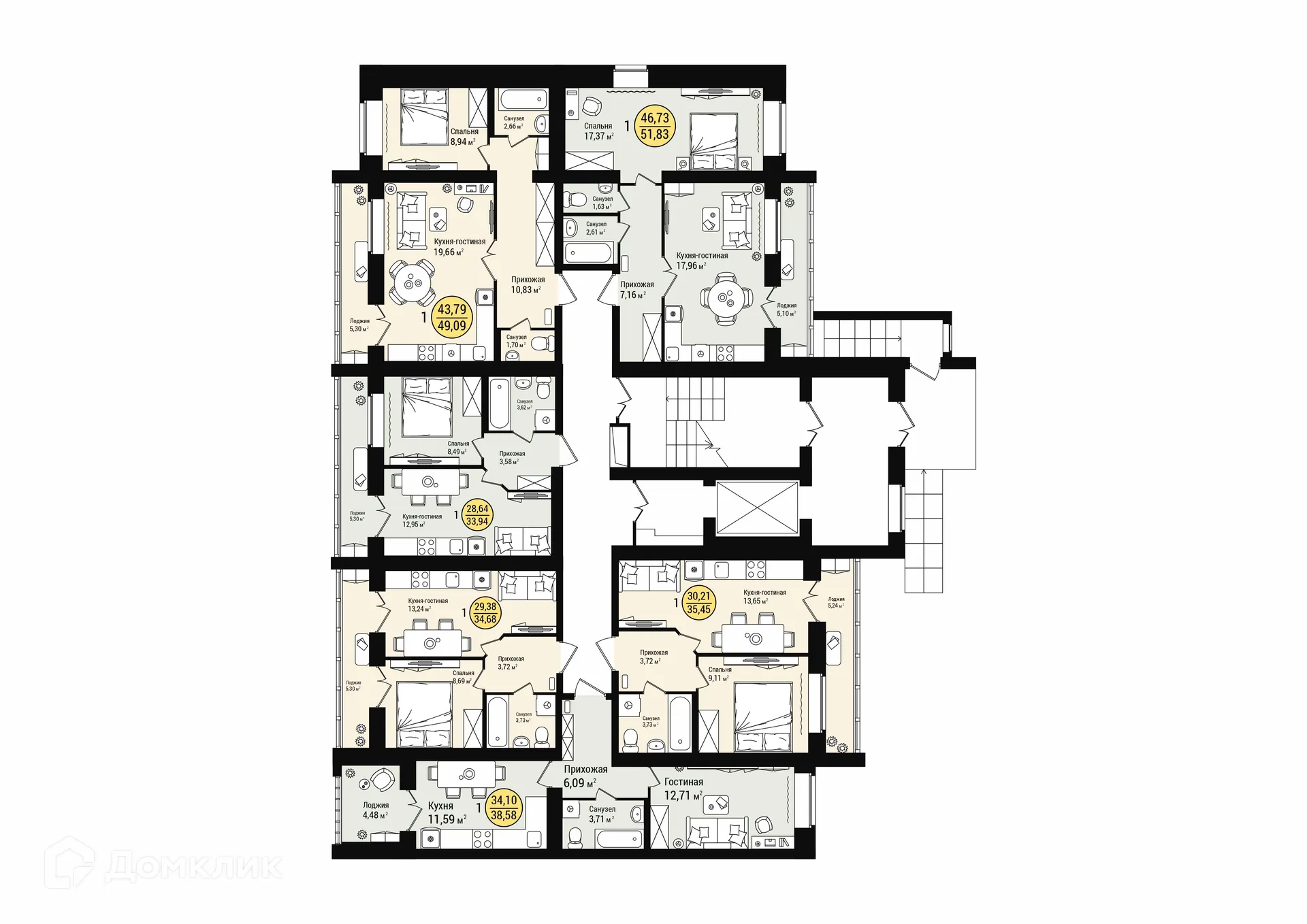 Фото квартиры в ЖК в м/р «Западный»