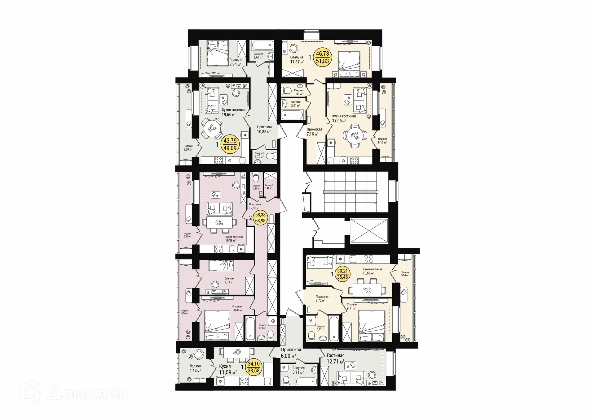 Фото квартиры в ЖК в м/р «Западный»