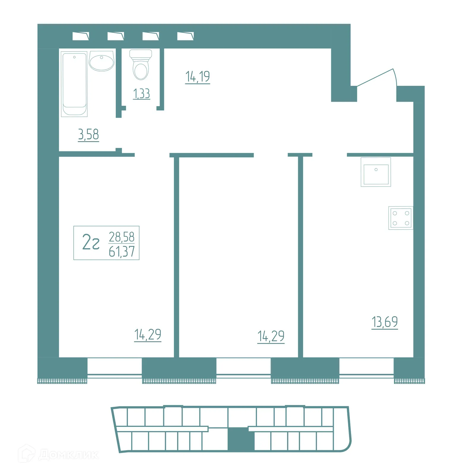 Фото квартиры в ЖК Vera (Вера)