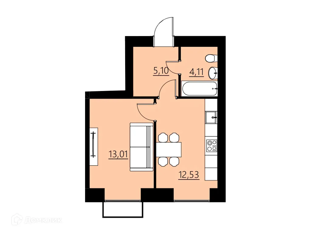 Фото квартиры в ЖК ДОМ НА СОВЕТСКОЙ