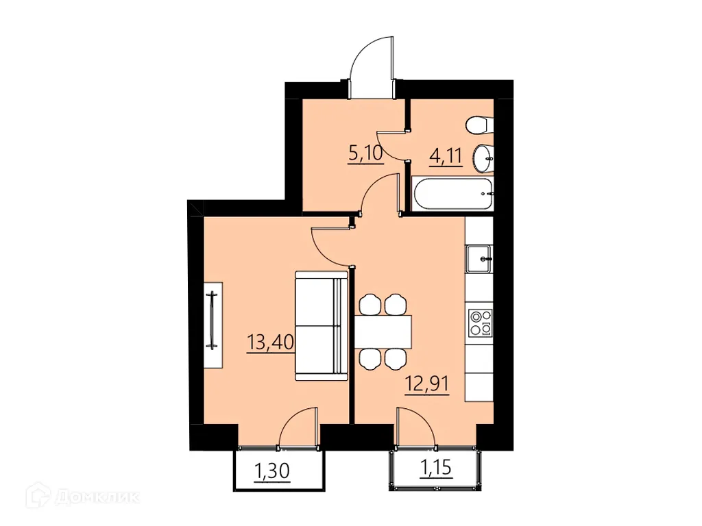 Фото квартиры в ЖК ДОМ НА СОВЕТСКОЙ