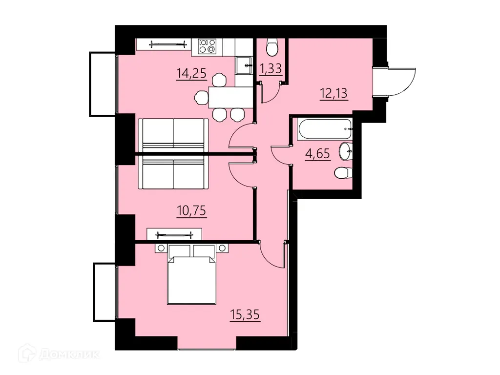 Фото квартиры в ЖК ДОМ НА СОВЕТСКОЙ