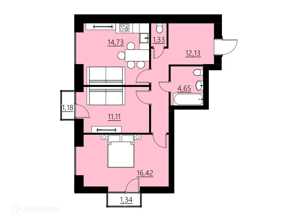Фото квартиры в ЖК ДОМ НА СОВЕТСКОЙ