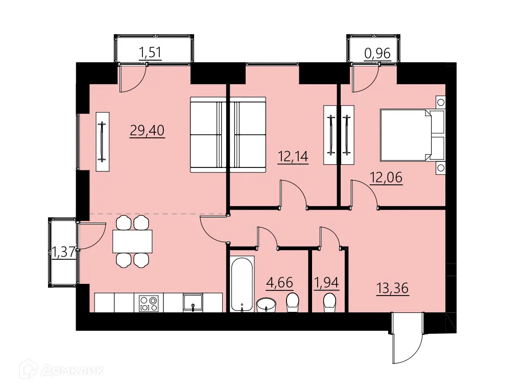 Фото квартиры в ЖК ДОМ НА СОВЕТСКОЙ