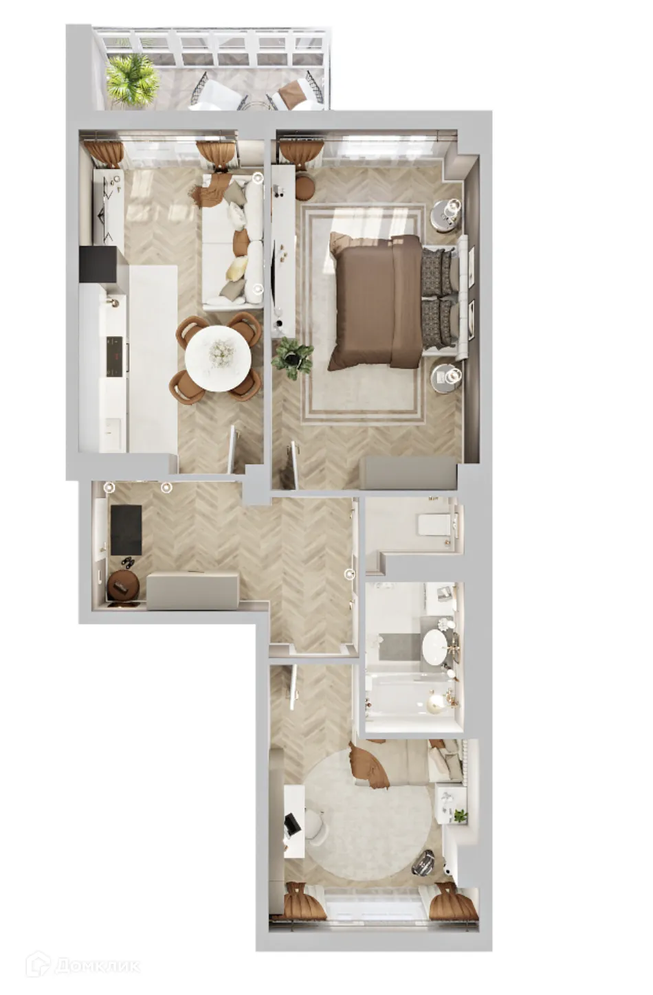 Фото квартиры в ЖК Жилой дом по улице Кальвица