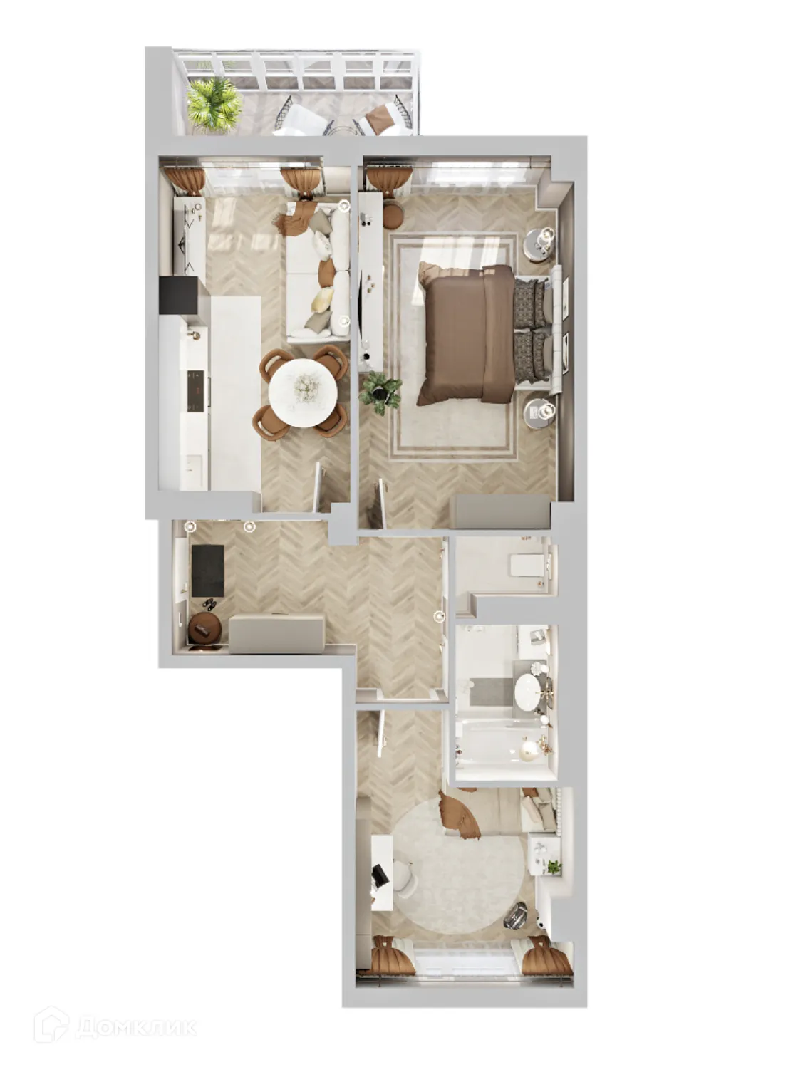 Фото квартиры в ЖК Жилой дом по улице Кальвица