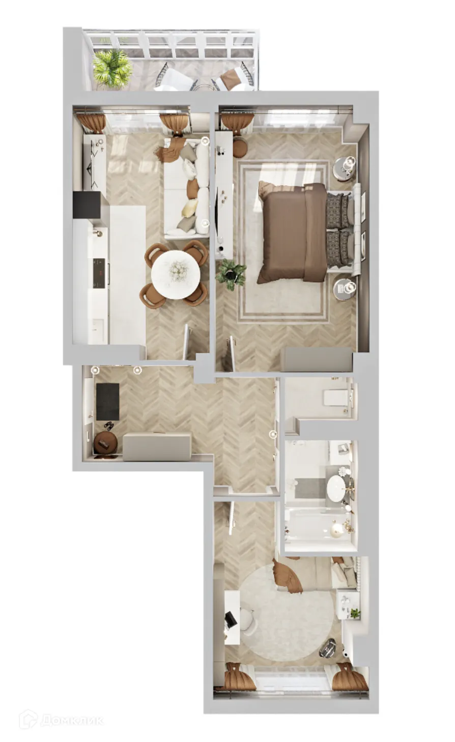 Фото квартиры в ЖК Жилой дом по улице Кальвица