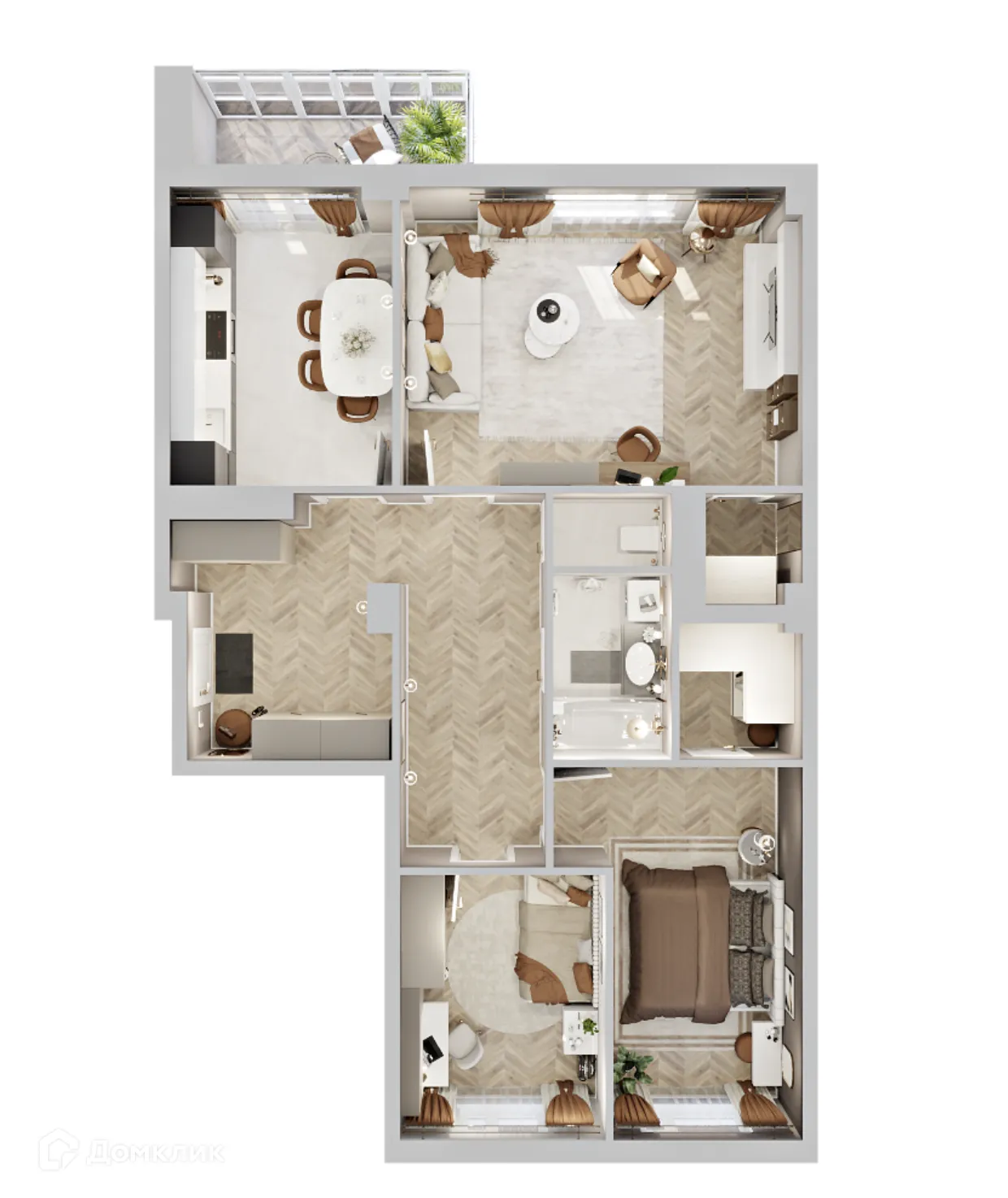 Фото квартиры в ЖК Жилой дом по улице Кальвица