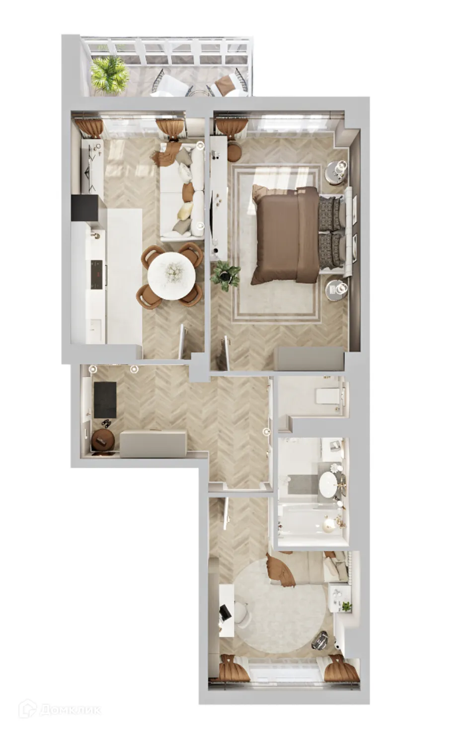 Фото квартиры в ЖК Жилой дом по улице Кальвица