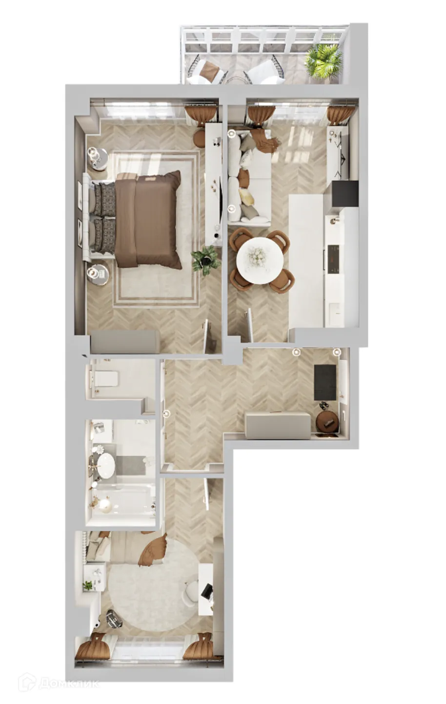 Фото квартиры в ЖК Жилой дом по улице Кальвица