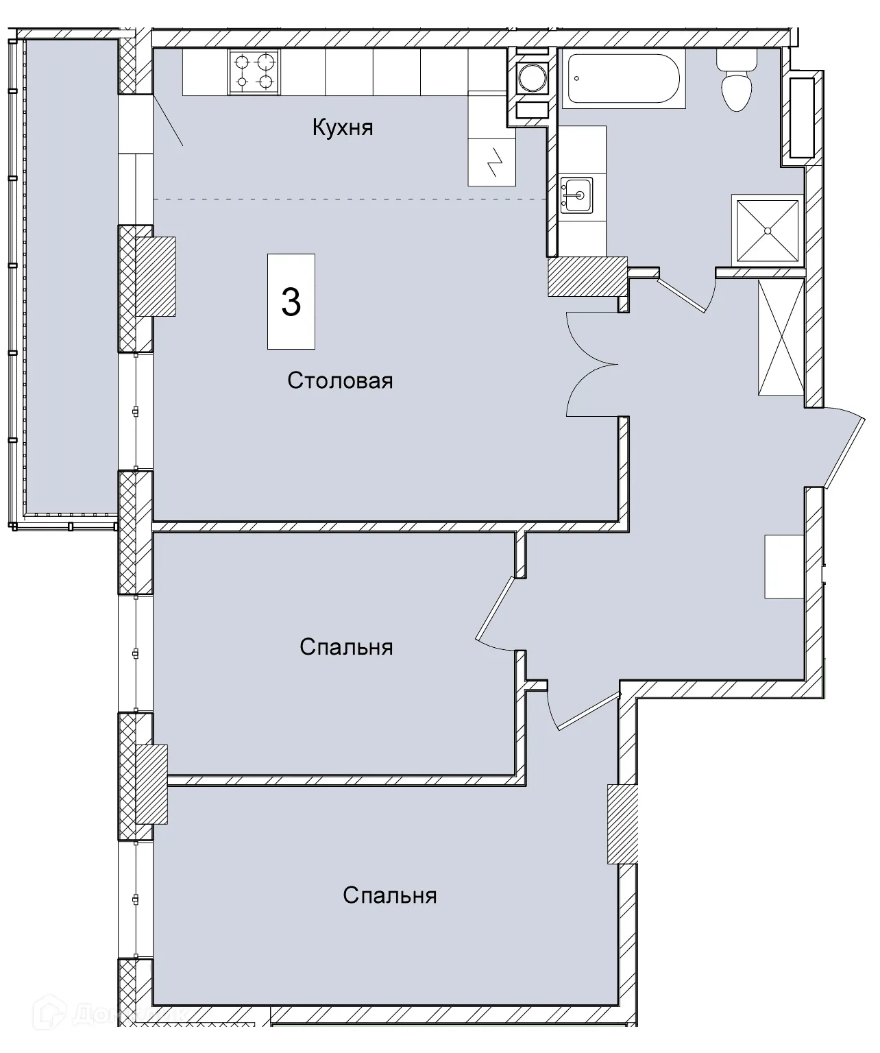 Фото квартиры в ЖК "Атмосфера"