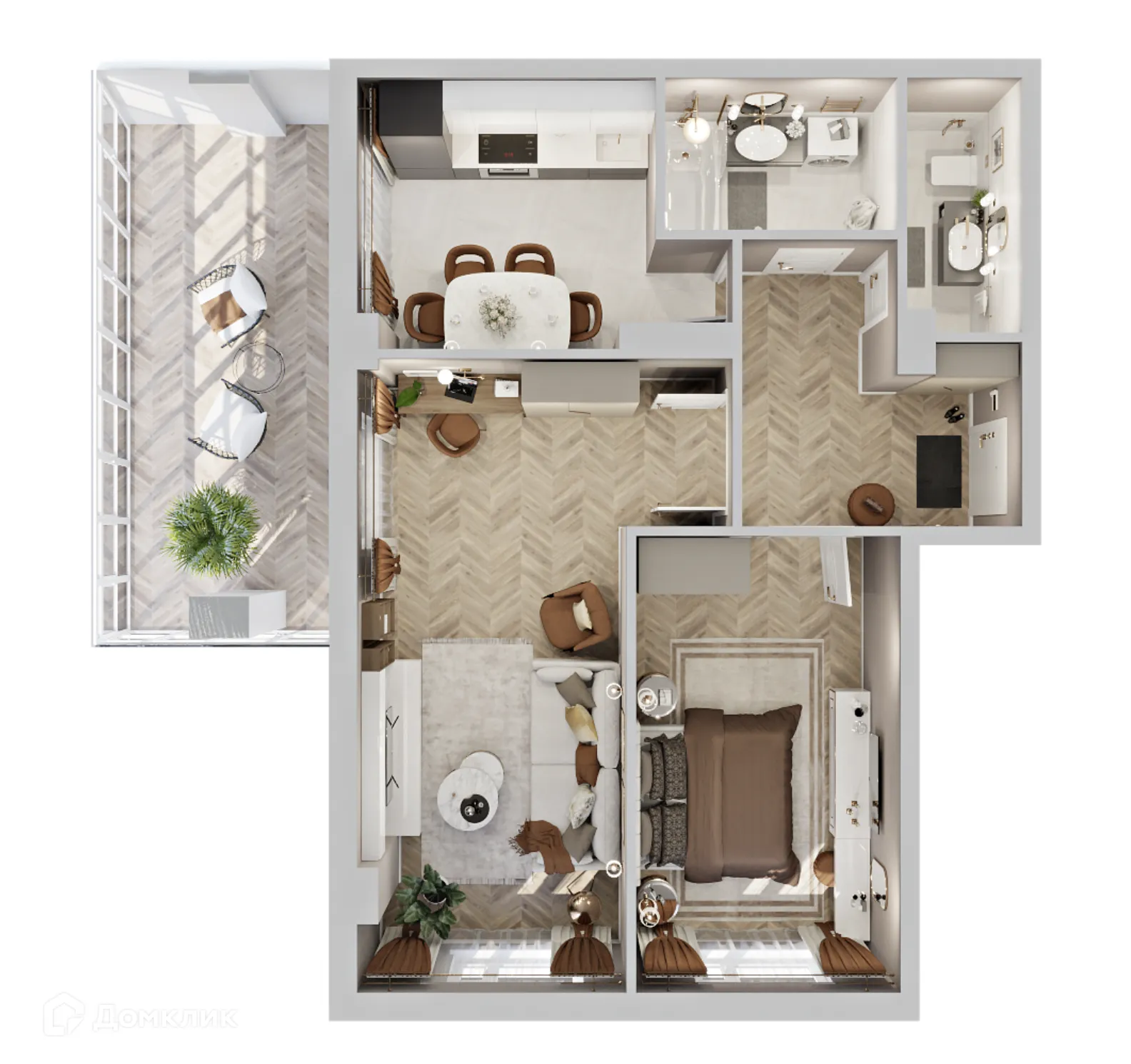 Фото квартиры в ЖК Жилой дом по улице Кальвица