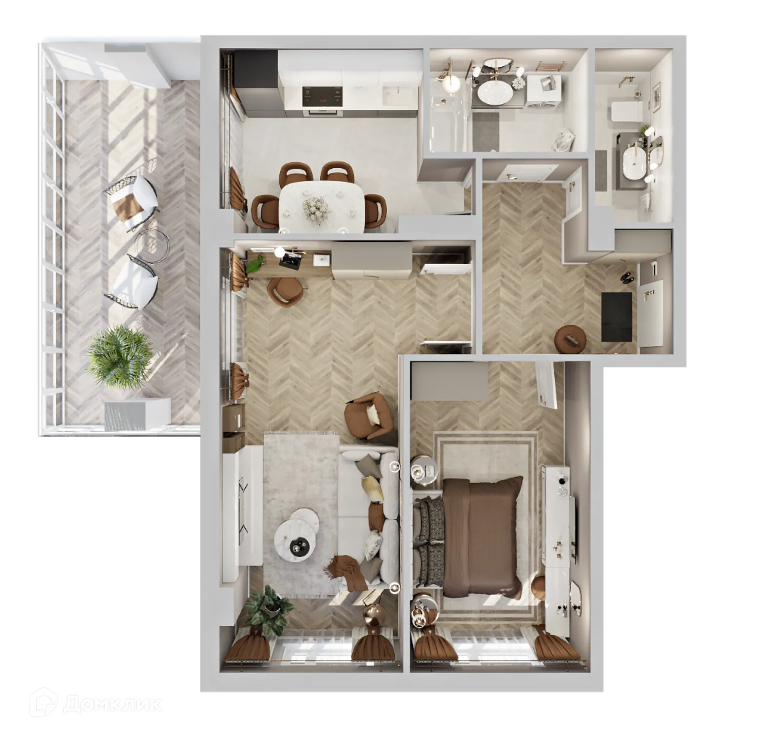 Фото квартиры в ЖК Жилой дом по улице Кальвица