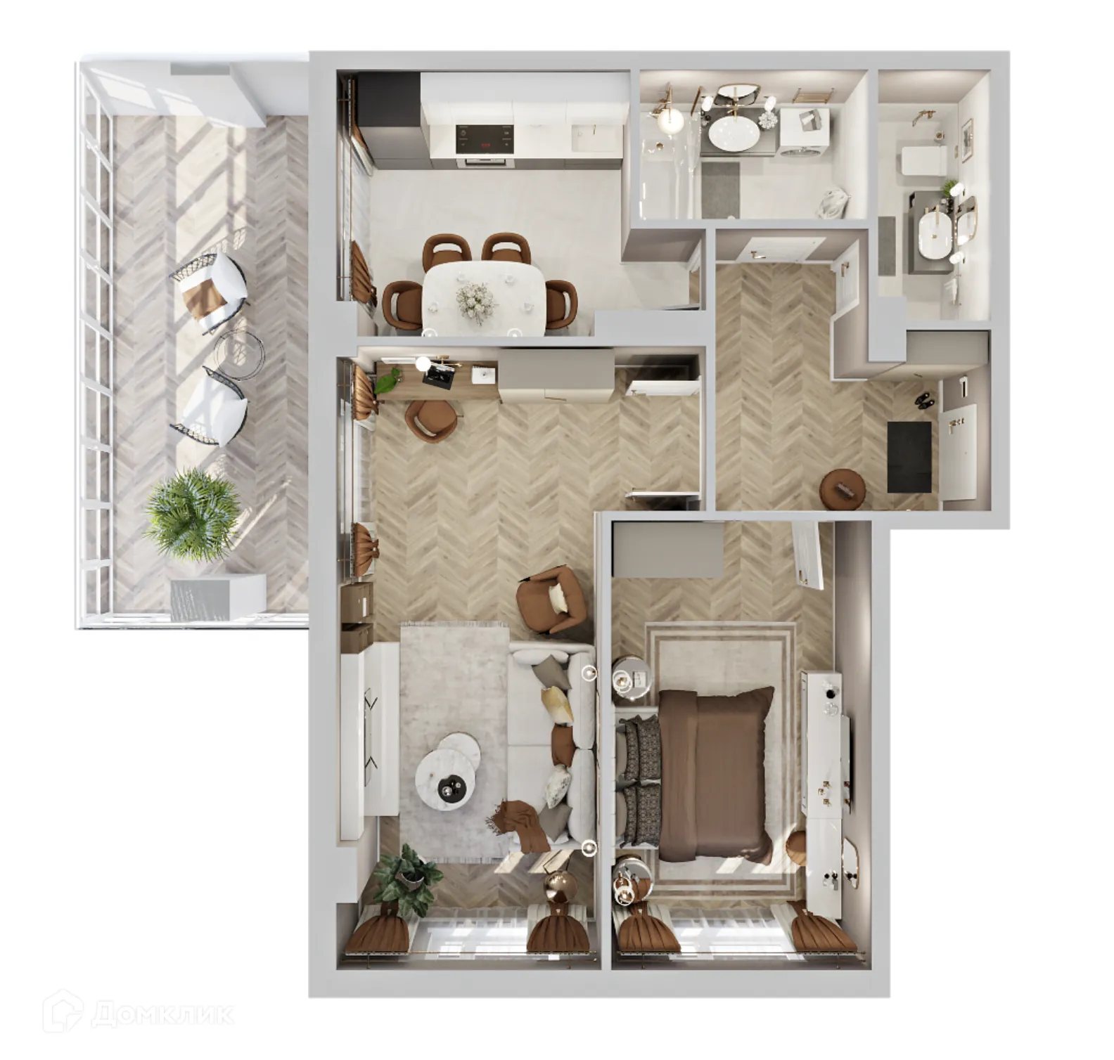 Фото квартиры в ЖК Жилой дом по улице Кальвица