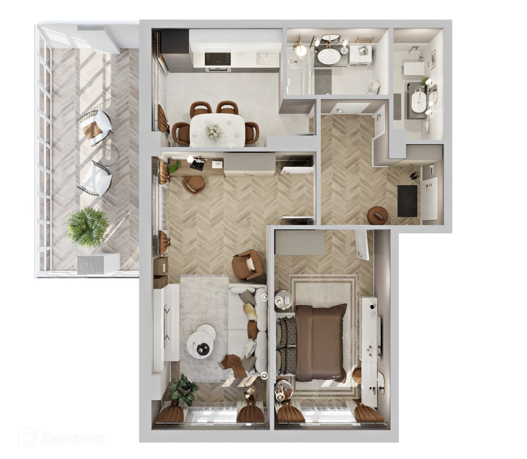 Фото квартиры в ЖК Жилой дом по улице Кальвица