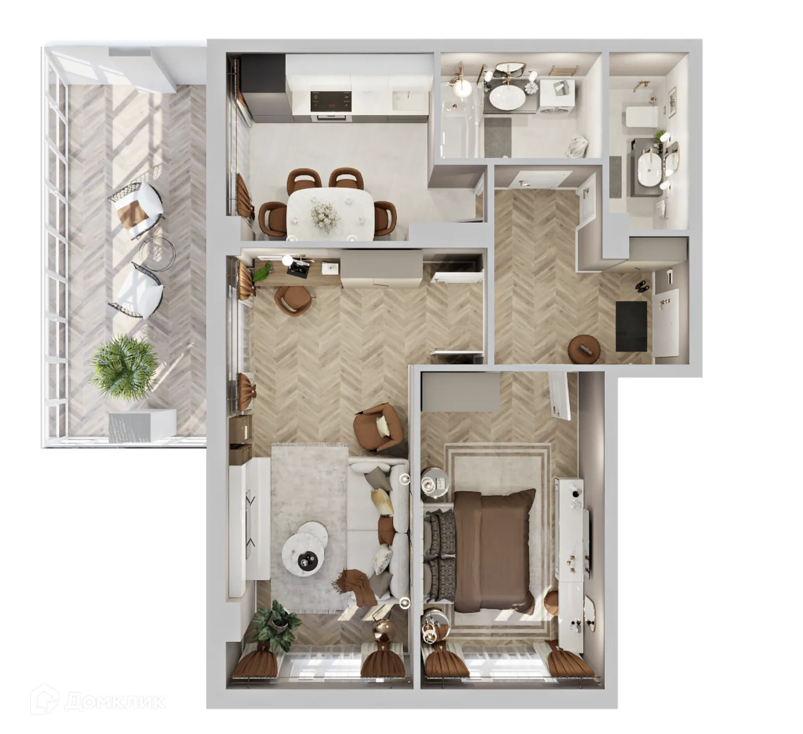 Фото квартиры в ЖК Жилой дом по улице Кальвица