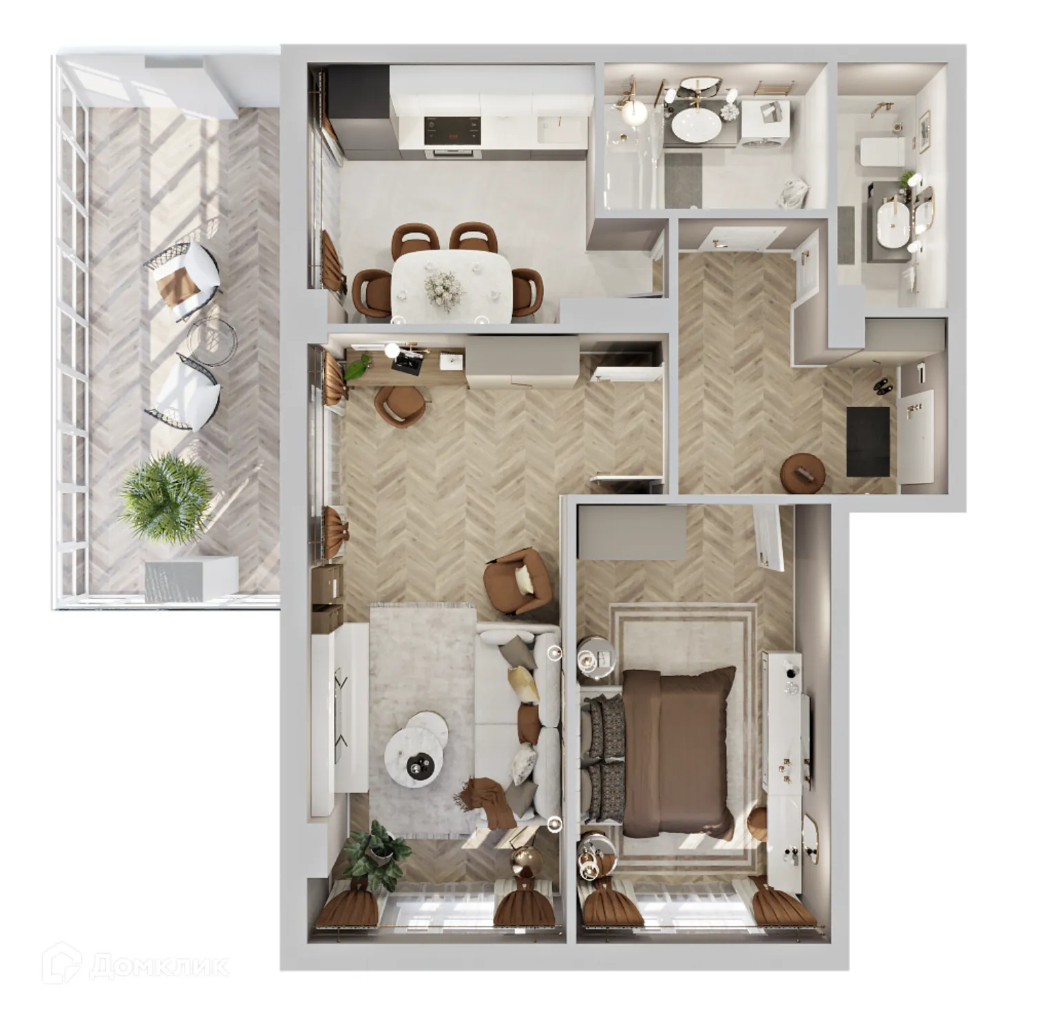 Фото квартиры в ЖК Жилой дом по улице Кальвица