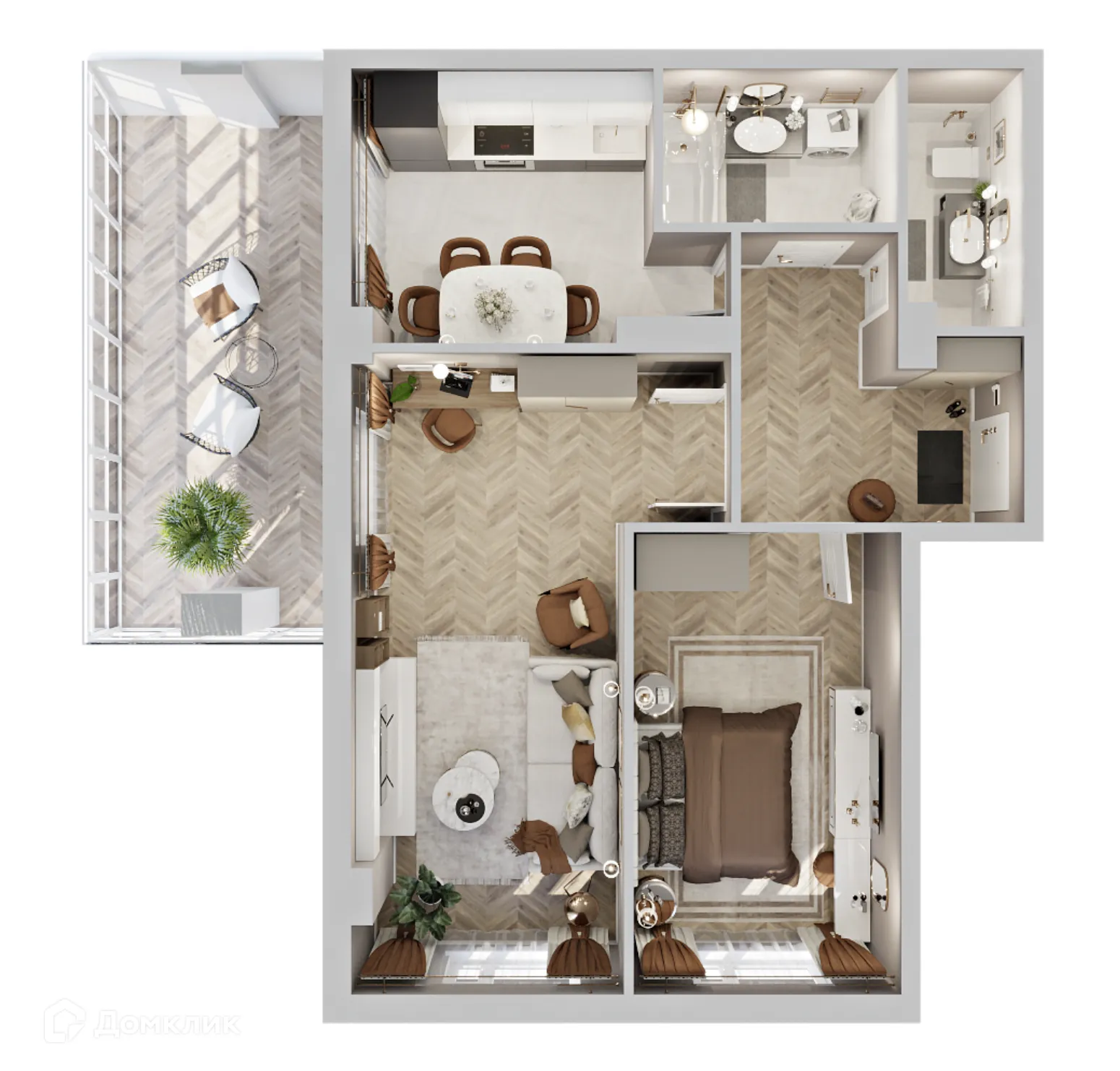 Фото квартиры в ЖК Жилой дом по улице Кальвица