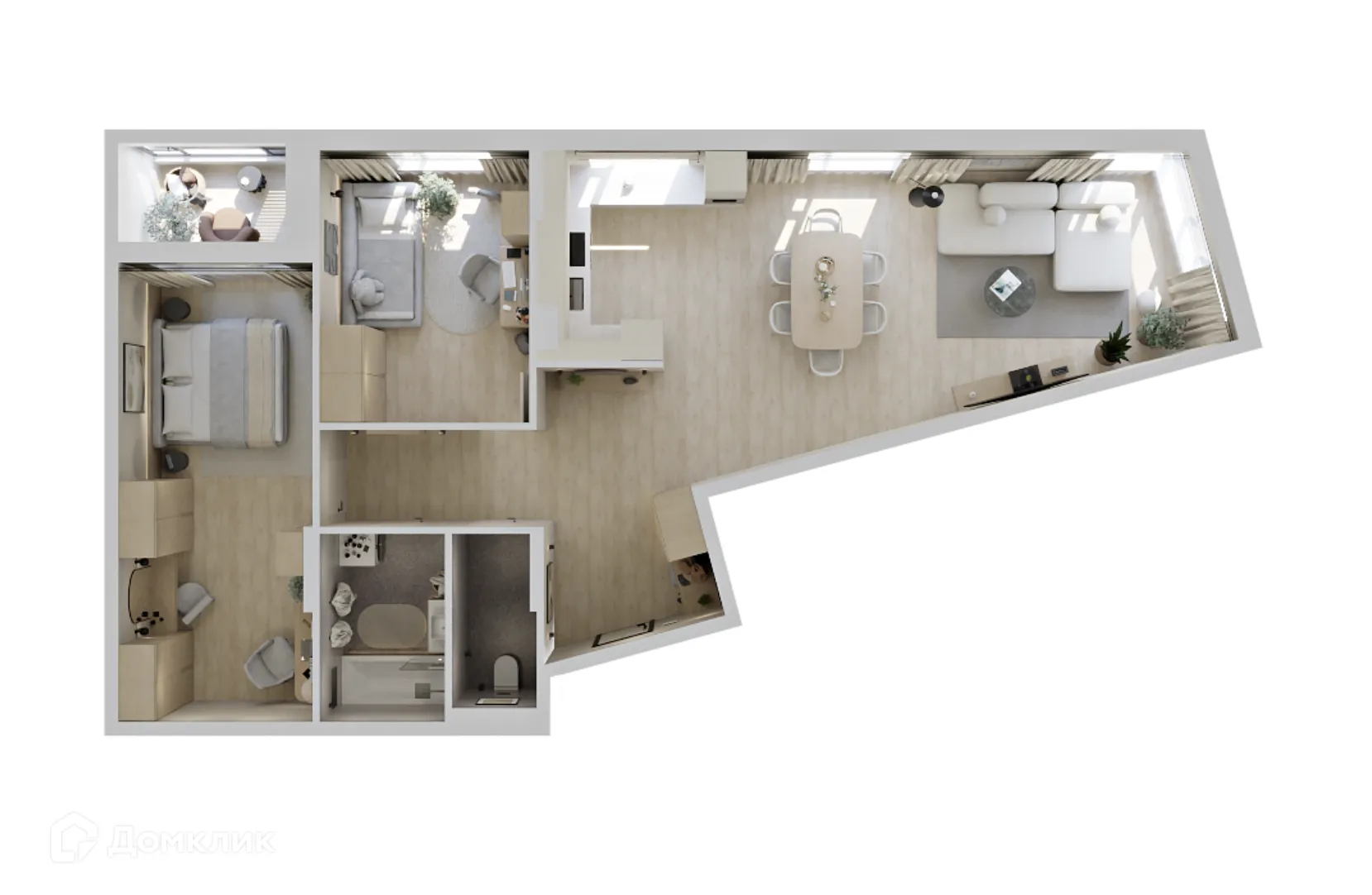 Фото квартиры в ЖК Текта Вью