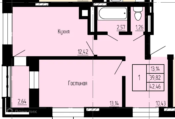 Фото квартиры в ЖК по ул. Семена Данилова