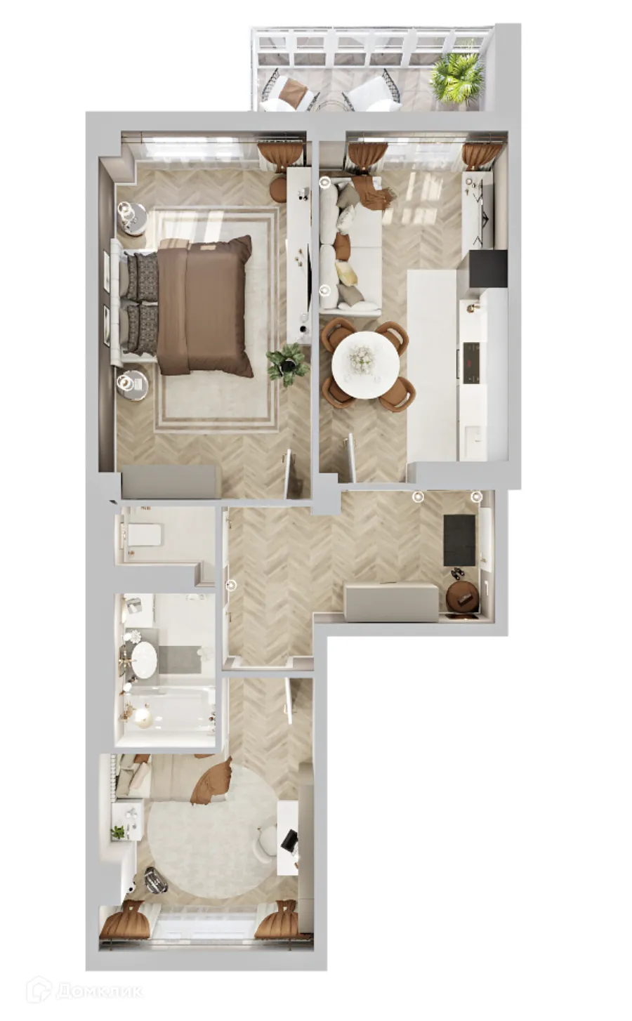 Фото квартиры в ЖК Жилой дом по улице Кальвица