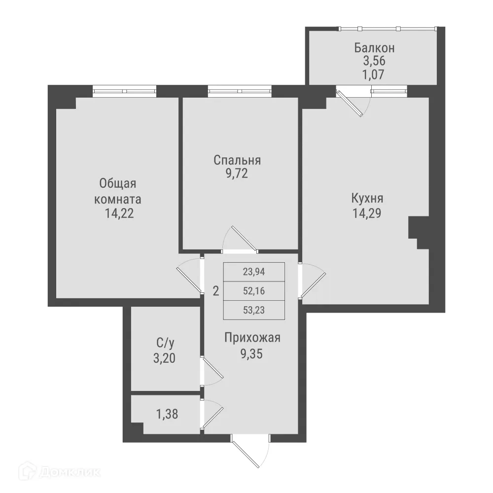 Фото квартиры в ЖК по ш. Окружное