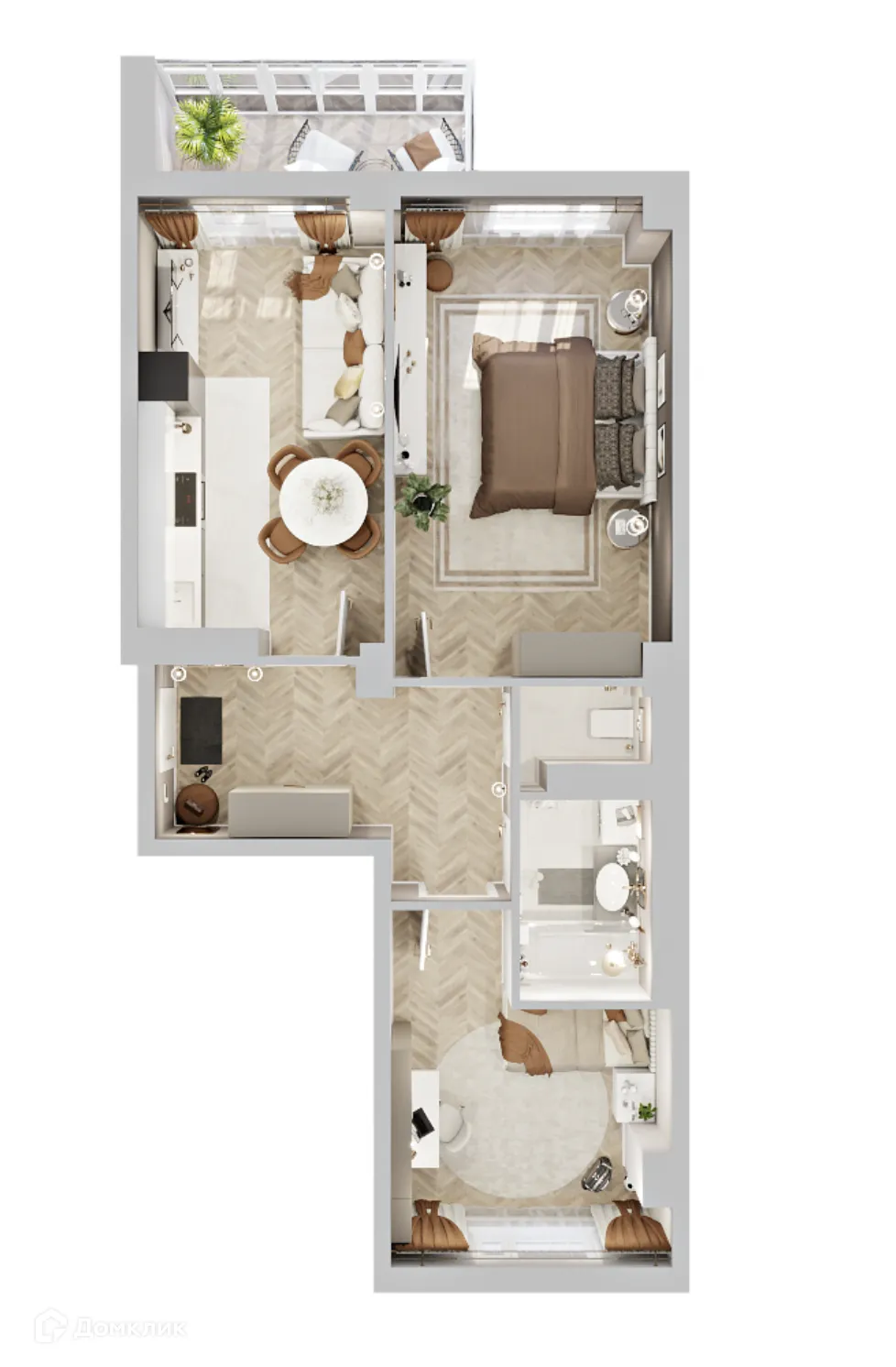 Фото квартиры в ЖК Жилой дом по улице Кальвица