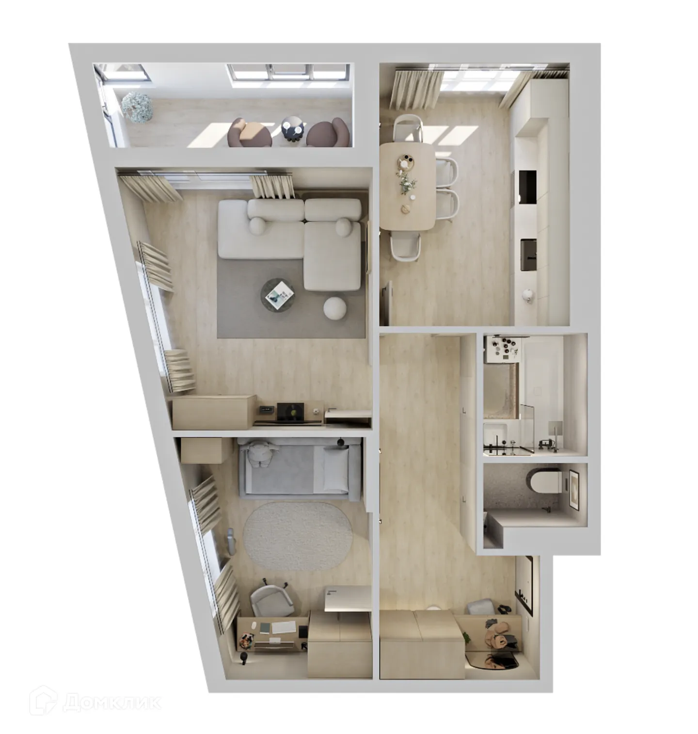 Фото квартиры в ЖК Текта Вью