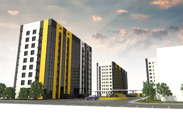 Фото ЖК в квартале 78 г. Якутска