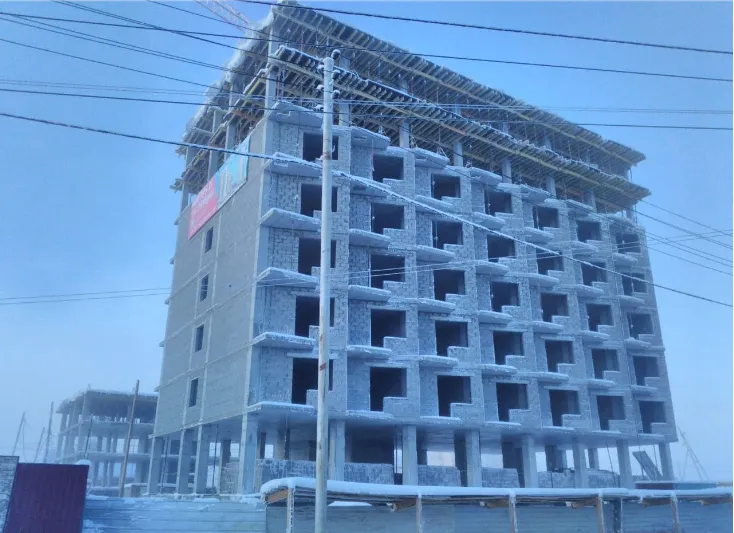 ЖК в квартале 78 г. Якутска ход строительства