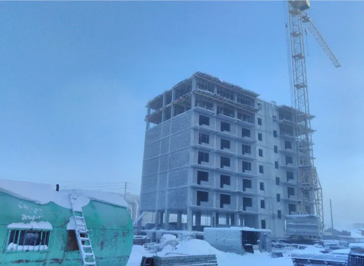 ЖК в квартале 78 г. Якутска ход строительства