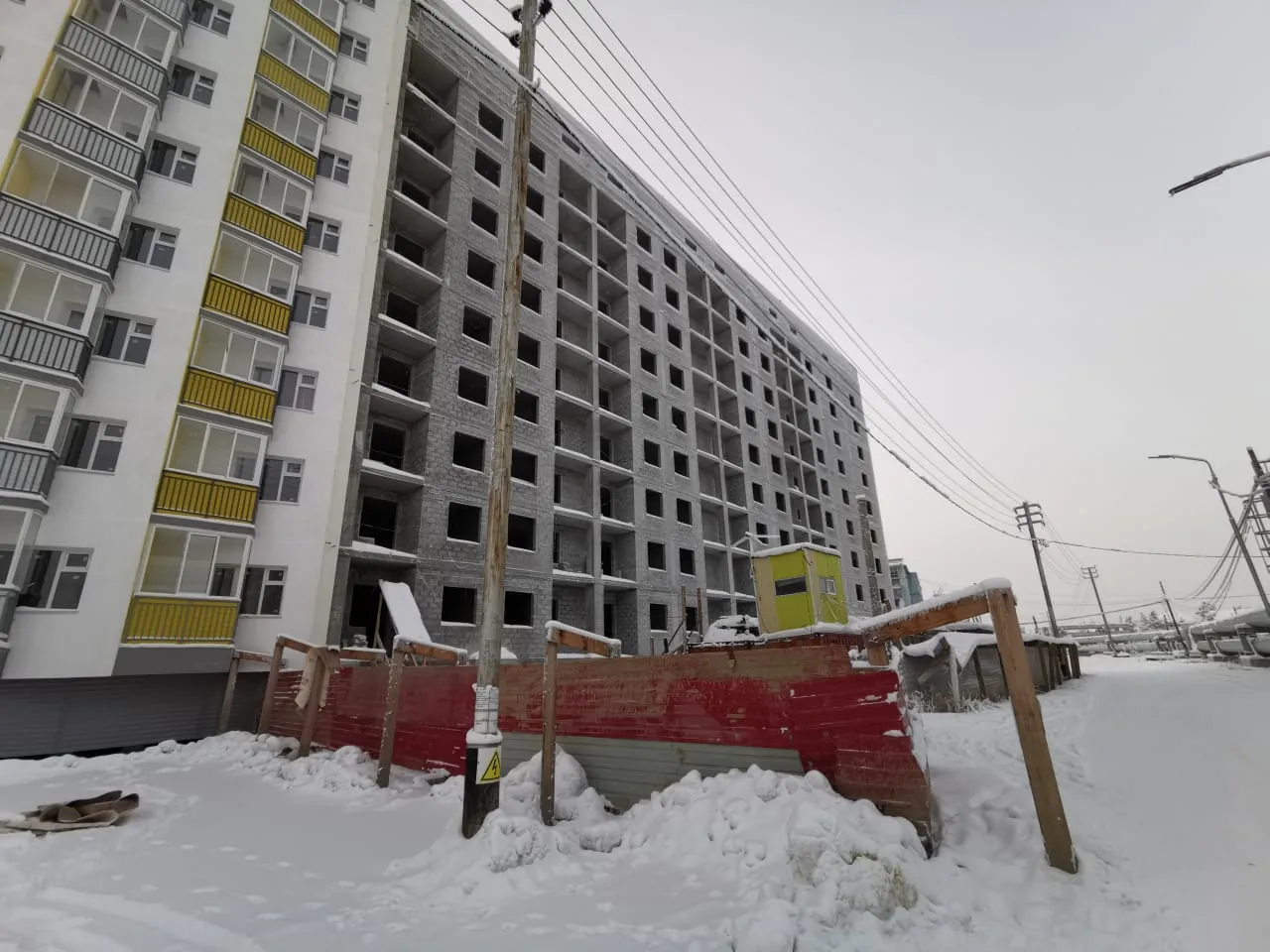 ЖК в квартале 78 г. Якутска ход строительства