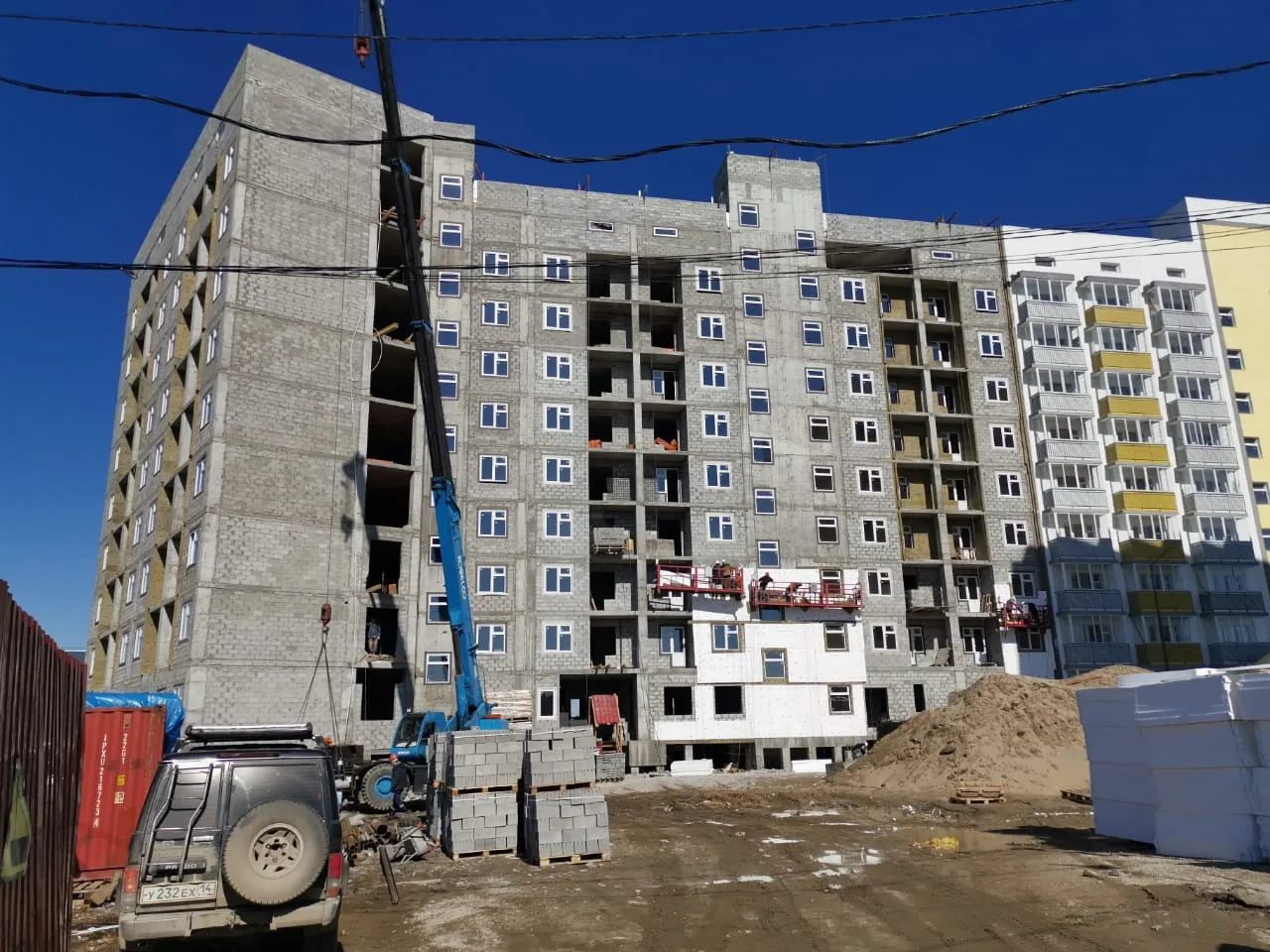 ЖК в квартале 78 г. Якутска ход строительства