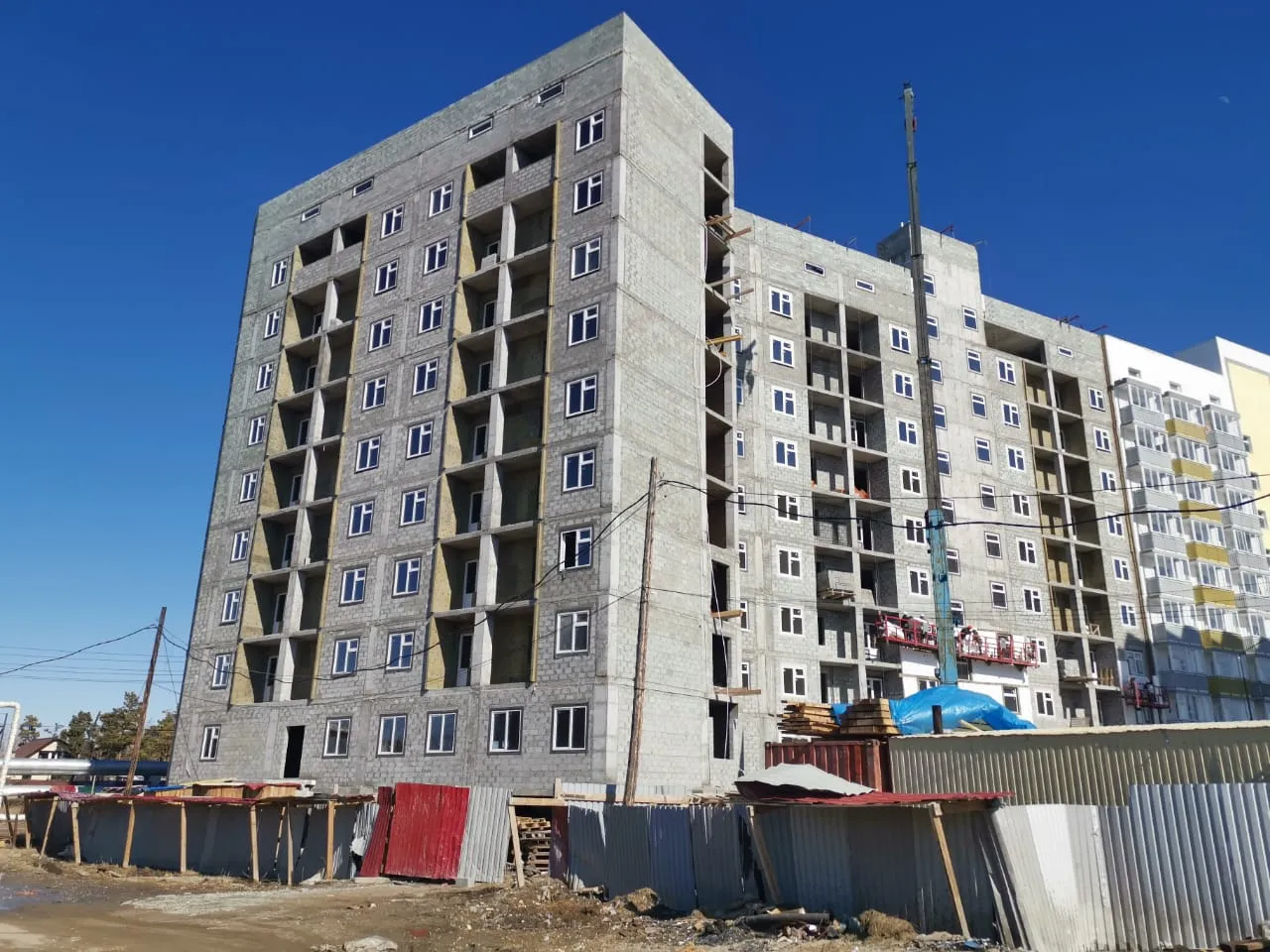 ЖК в квартале 78 г. Якутска ход строительства