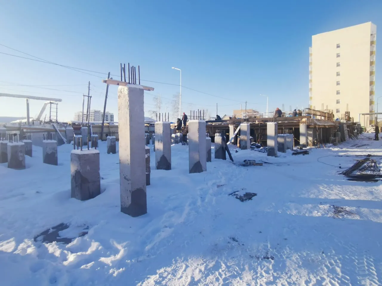 ЖК в квартале 78 г. Якутска ход строительства