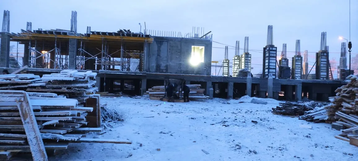 ЖК в квартале 78 г. Якутска ход строительства