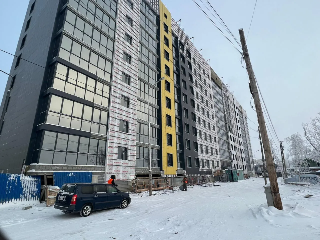 ЖК в квартале 78 г. Якутска ход строительства