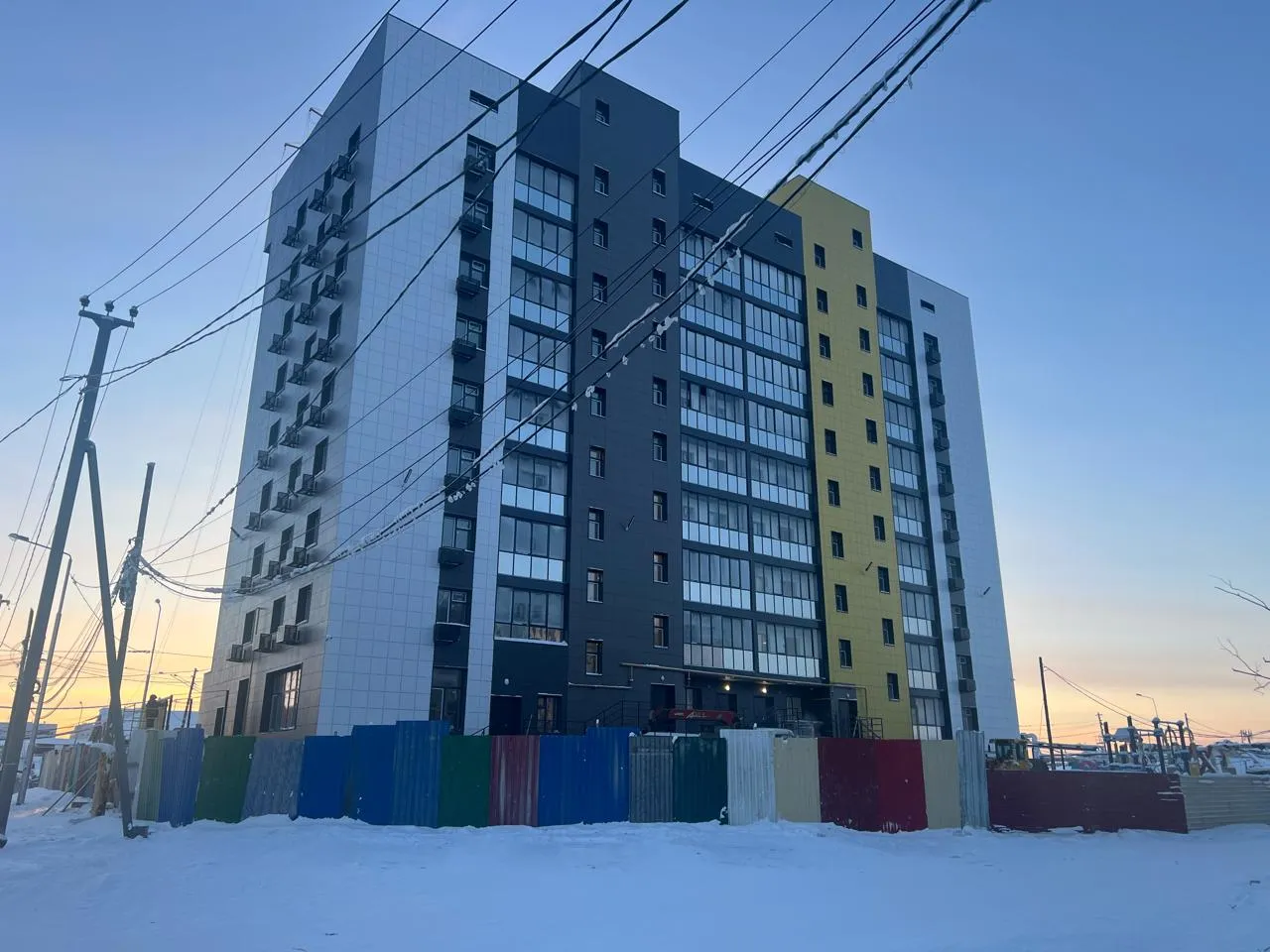 ЖК в квартале 78 г. Якутска ход строительства
