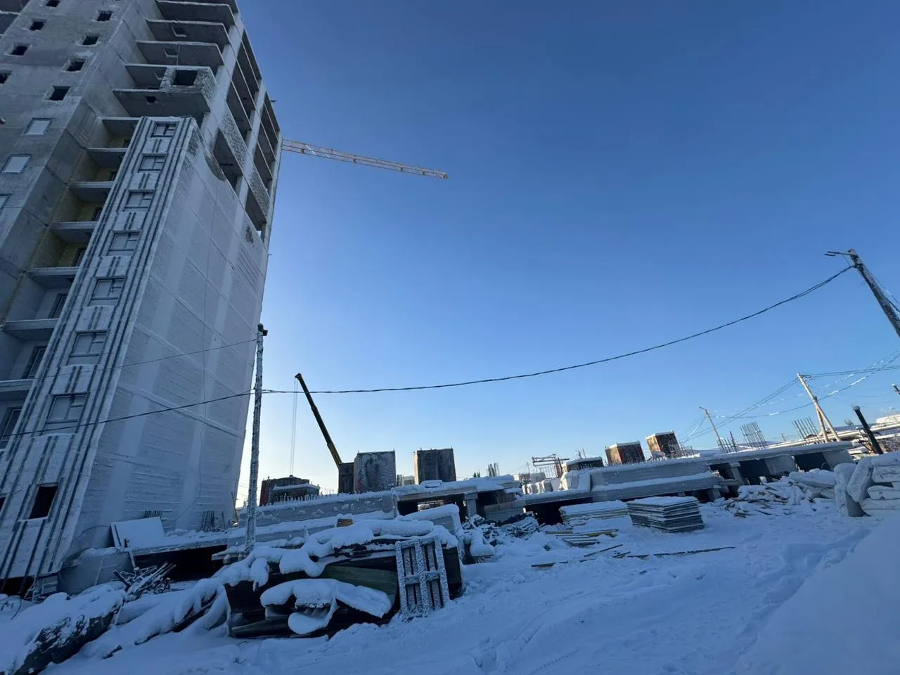 ЖК в квартале 78 г. Якутска ход строительства