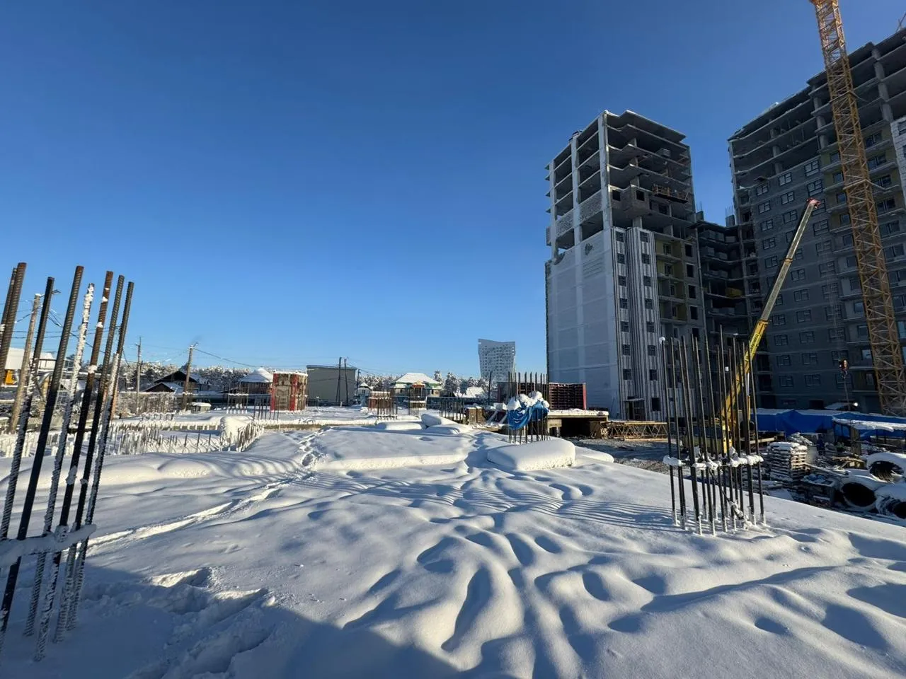 ЖК в квартале 78 г. Якутска ход строительства