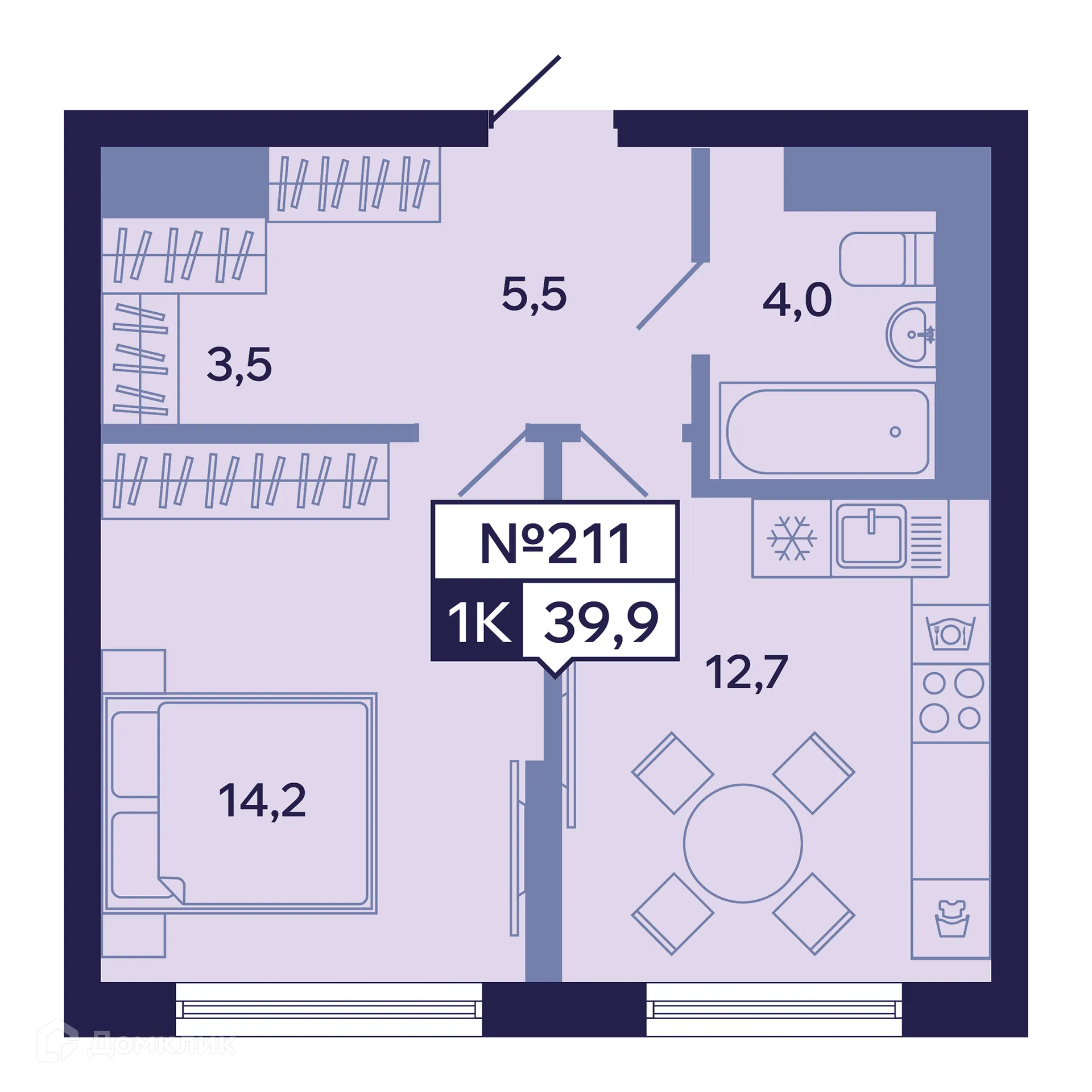 Фото квартиры в ЖК Ленские высоты