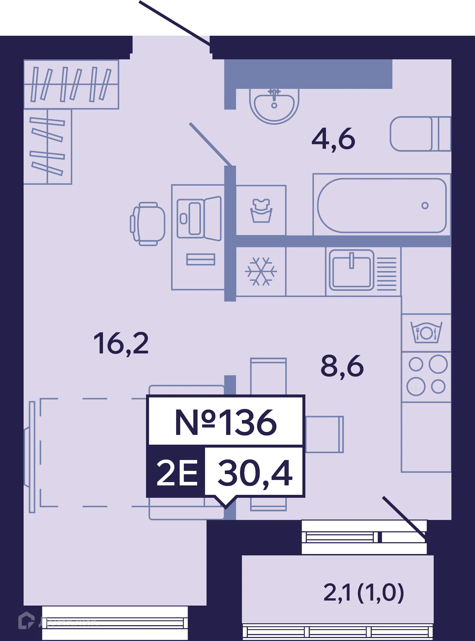 Фото квартиры в ЖК Ленские высоты