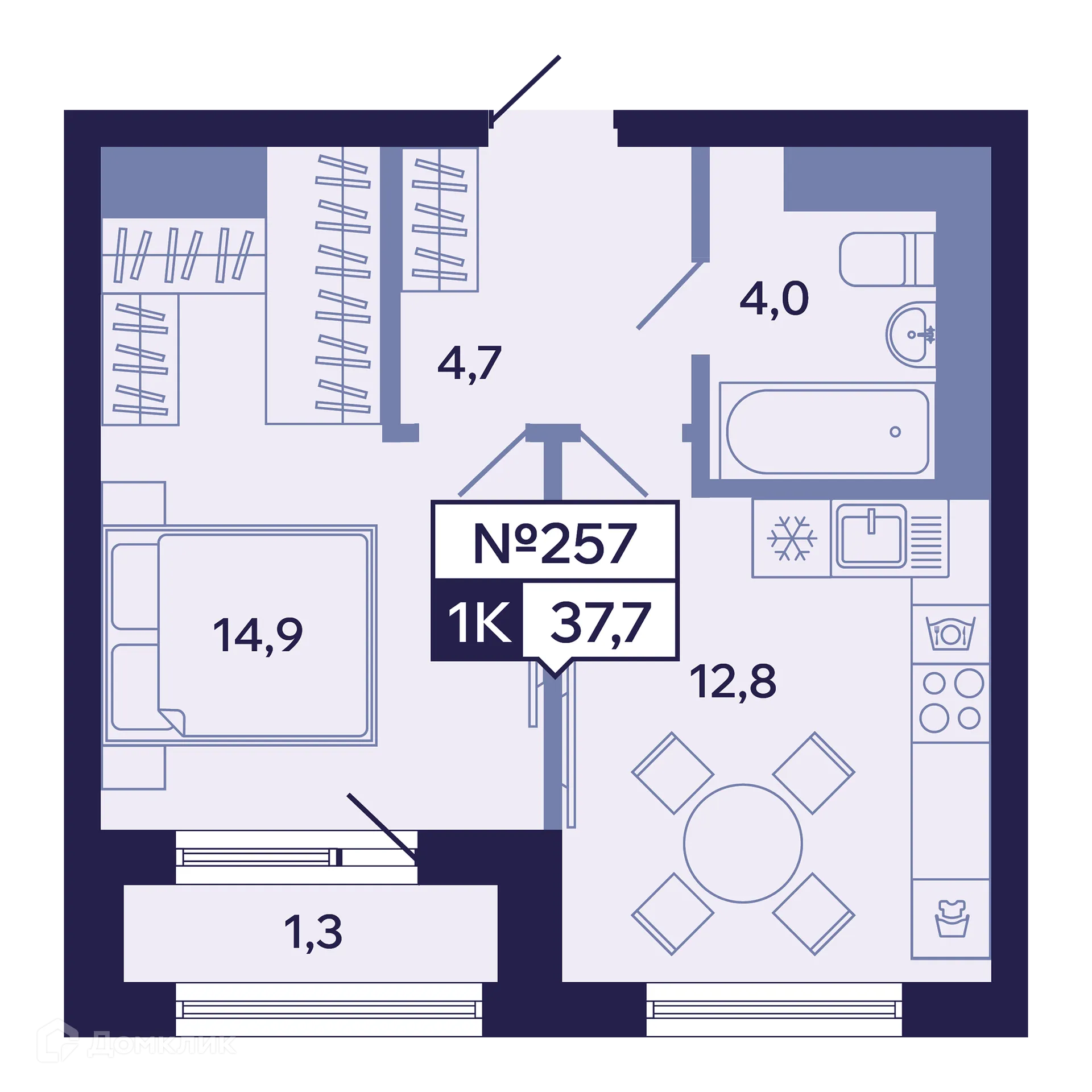 Фото квартиры в ЖК Ленские высоты