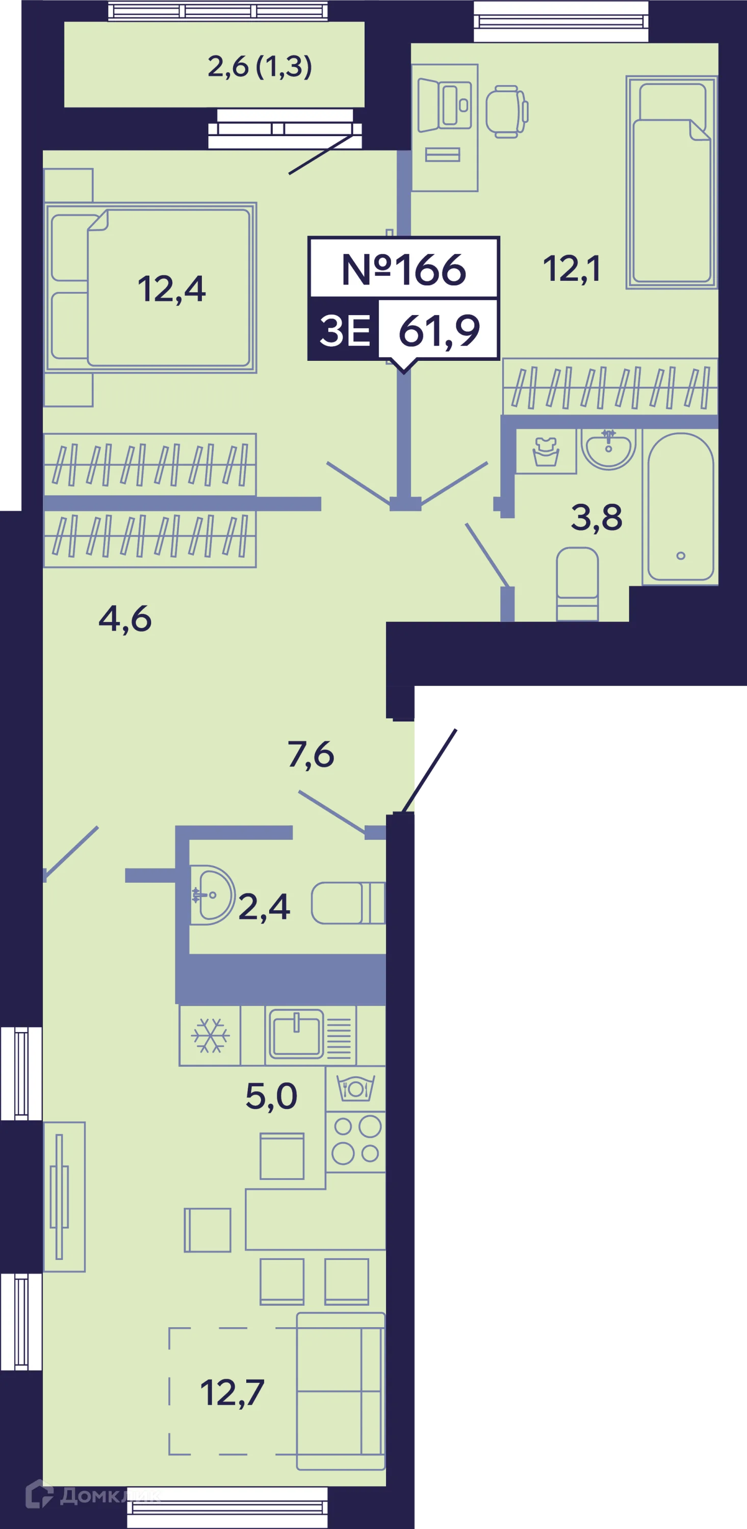 Фото квартиры в ЖК Ленские высоты