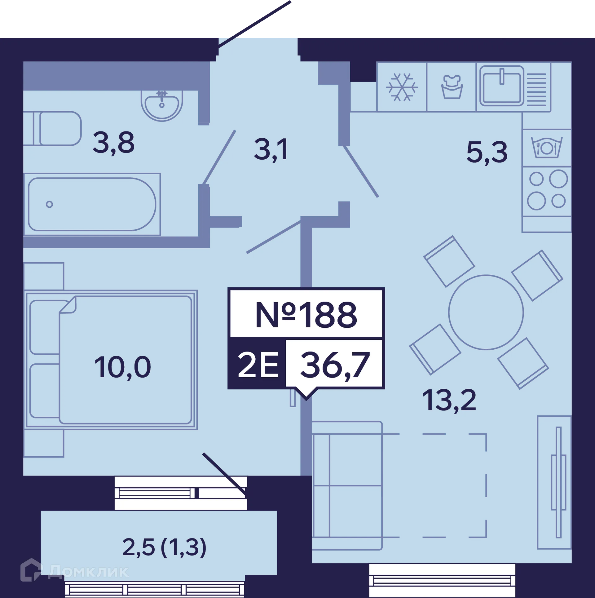 Фото квартиры в ЖК Ленские высоты