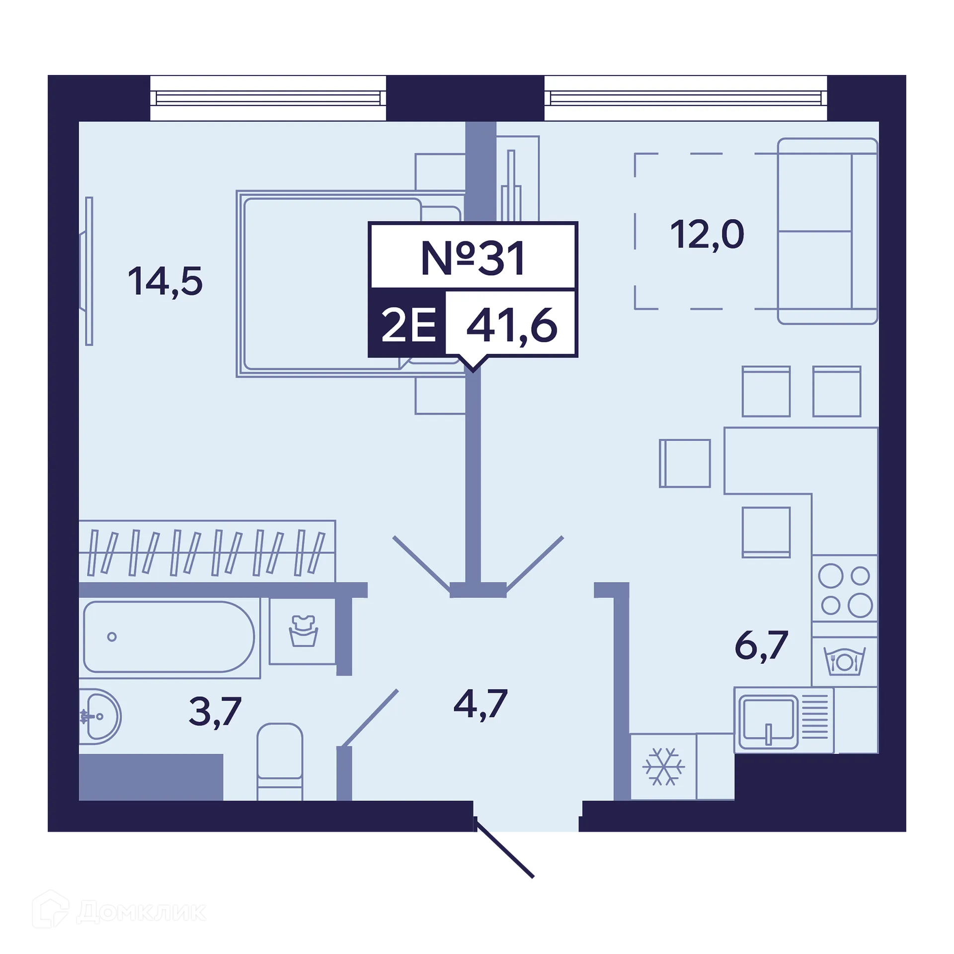 Фото квартиры в ЖК Ленские высоты