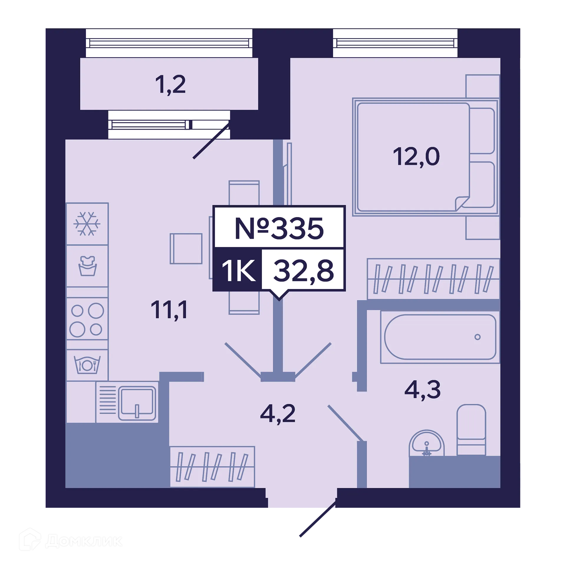 Фото квартиры в ЖК Ленские высоты